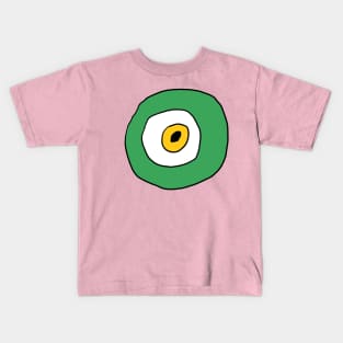 Green Nazar, Evil Eye, Amulet, Folkloric Beliefs, Green Evil Eye Protection, Folkloric Designs Kids T-Shirt